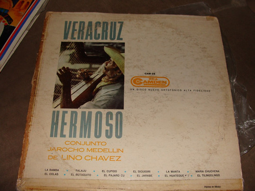 Acetato Veracruz Hermoso, Conjunto Jarocho Medellin De Lino