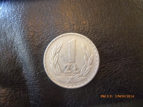 Moneda Polonia 1 Zloty 1974 (x1272.