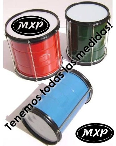 Imagen 3 de 10 de Repique 12 Pulgadas Mxp Para Murga Egresados Fiesta Cancha