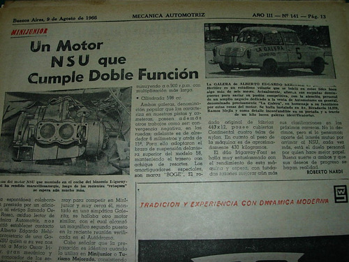 Clipping Mecanica Autos 1 Pg Minijunior Funcion Motor Nsu