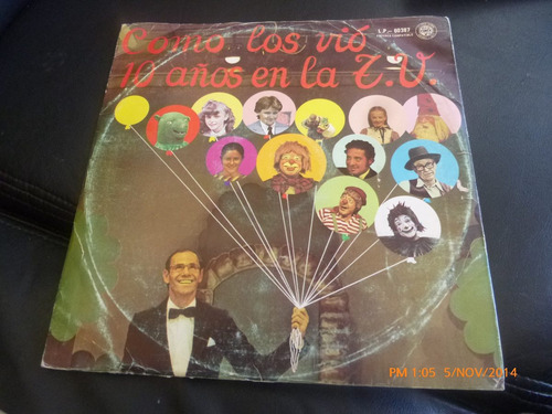 Vinilo Lp De Alberto Cañas -- Como Lo Vio 10 Años En(u980