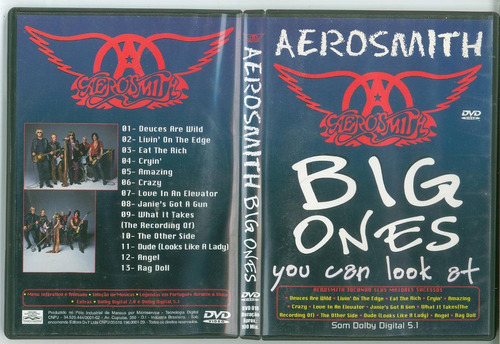 Dvd Aerosmith Big Ones Original  - Dvd Raro