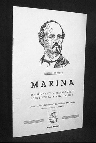 Libreto Opera Marina Emilio Arrieta Francisco Camprodon