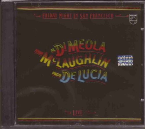 Paco De Lucia Al Di Meola John Mclaughlin - Friday Night In