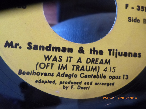 Vinilo Single De Mr. Sandman & The Tijuanas -free ( I40