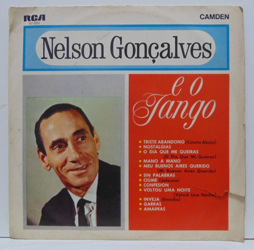 Lp Nelson Gonçalves E O Tango - 1970 - Rca Camden