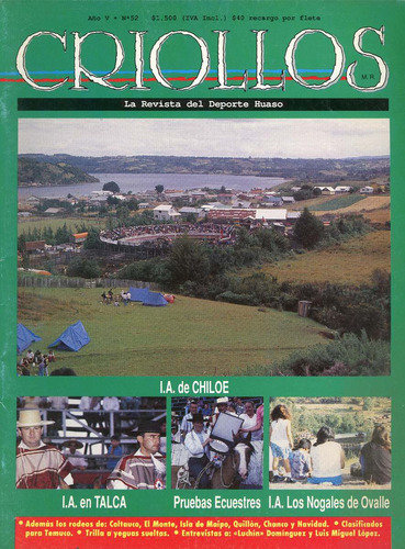 Criollos, Rodeo Chileno, La Revista De Los Corraleros, 52