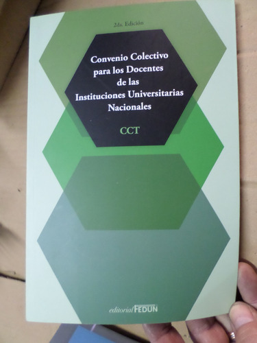 Convenio Colectivo Para Docentes , Cct , Segunda Edicion