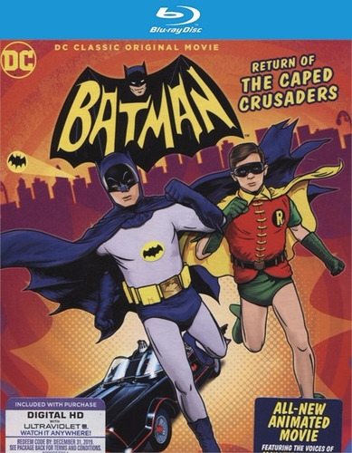 Blu-ray + Dvd Batman Return Of The Caped Crusaders