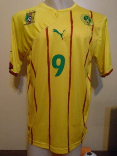 Camiseta Selección Camerún Mundial Sudáfrica 2010 Eto'o #9 L