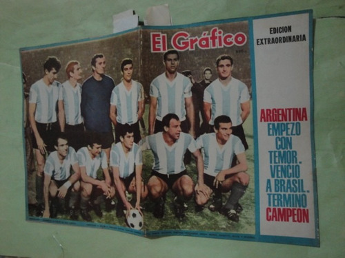 El Grafico 2331 Argentina Campeon Tempèrley Independiente