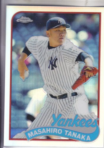 2014 Topps Chrome 1989 Style Refractor Rc Masahiro Tanaka Ny