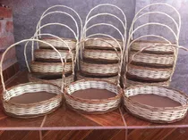 Comprar Bandeja\u002Fcanasto De Mimbre 28 Cm Para Desayunos U Otros.