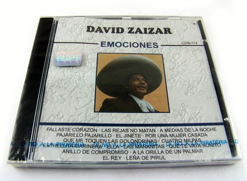 David Zaizar Emociones Cd Raro Nuevo 1997