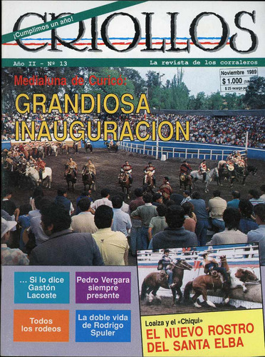 Criollos, Rodeo Chileno, La Revista De Los Corraleros, Nº 13