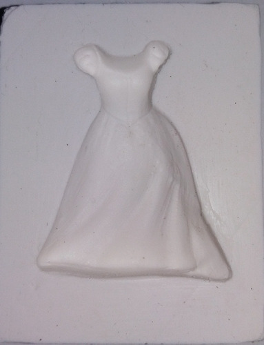 Molde De Silicone Vestido Da Branca De Neve Pequeno Bsicuit