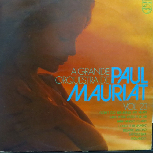 Lp -  Paul Mauriat  -  A Grande Orquestra De Mau  Vinil Raro
