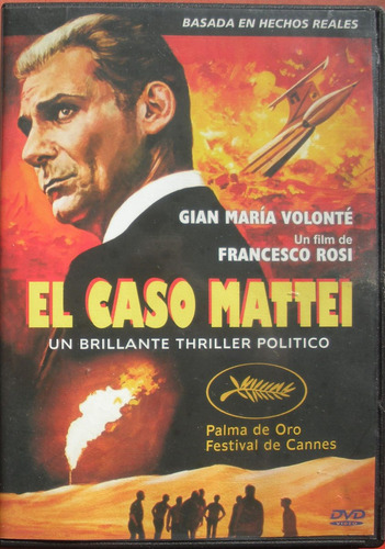 Dvd El Caso Mattei Gian Maria Volonté Sobre Hechos Reales