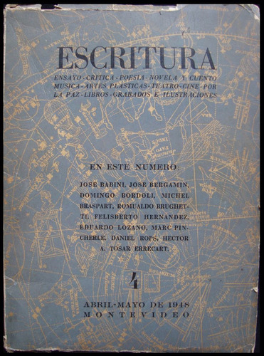 Escritura. 1948. Nº 4 Año 2. 48n 780