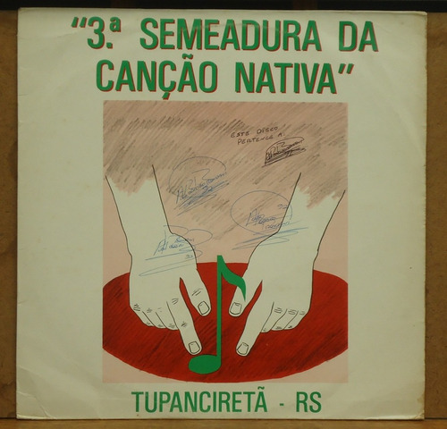 Lp (034) Vinil - Gaúchos - 3ª Semeadura Da Canção Nativa