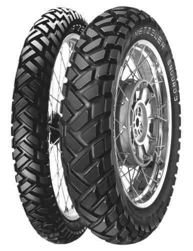 Kit Cubiertas 90 90 21 + 120 80 18 Metzeler Enduro 3 Cuotas