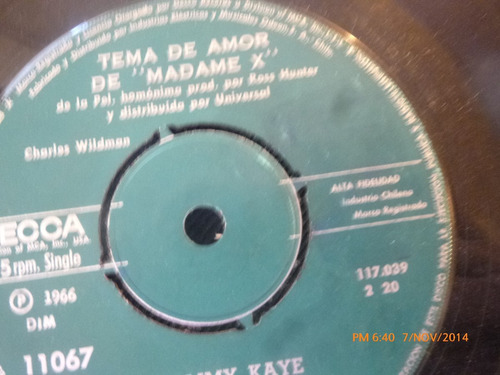 Vinilo Single De Sammy Kaye --  Madame X( S74