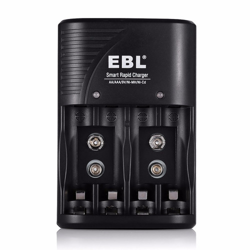 Cargador Ebl 9v Aa Aaa New In B O X 3 En 1