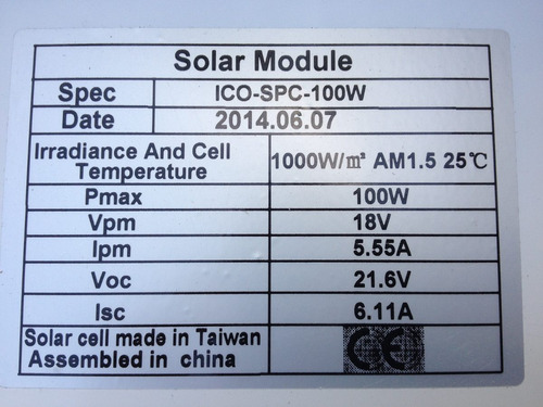 Imagen 4 de 6 de Kit 100 Watts Panel Solar 3 Focos Y Rocetas 24/7 Energia
