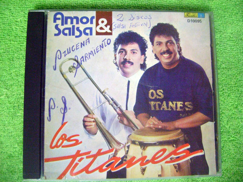 Eam Cd Los Titanes Amor & Salsa 1990 Noveno Album De Estudio