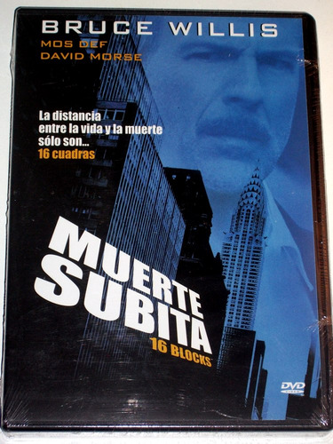 Muerte Subita / 16 Blocks 2006 Bruce Willis! Nuevo Y Sellado