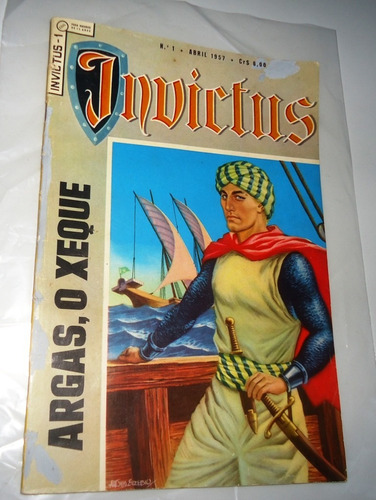 Invictus Nº 1, Raridade Pub.  Em 1957, Ed. Ebal, Muito Bom