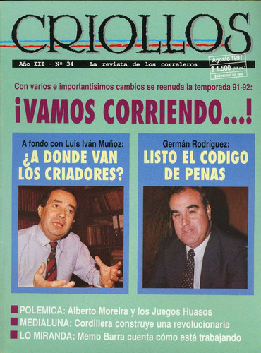 Criollos, Rodeo Chileno, La Revista De Los Corraleros, Nº 34