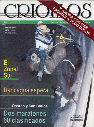 Criollos, Rodeo Chileno, La Revista De Los Corraleros, Nº 5