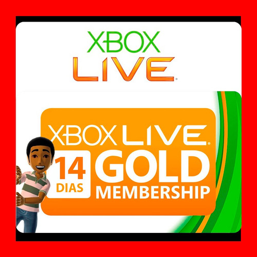 Xbox Live Gold 14 Dias Membresia Oferta Caja Vecina !!!
