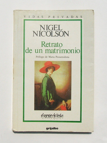 Nigel Nicolson Retrato De Un Matrimonio Libro Mexicano 1989