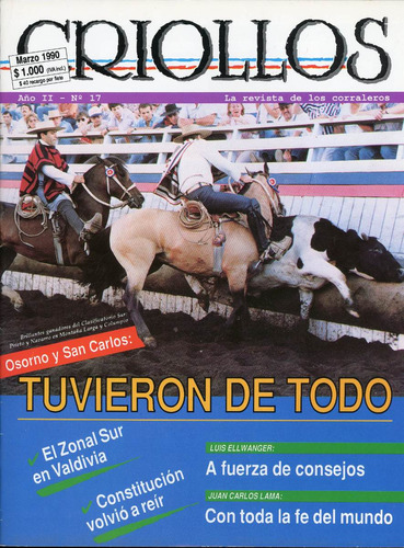 Criollos, Rodeo Chileno, La Revista De Los Corraleros, Nº 17