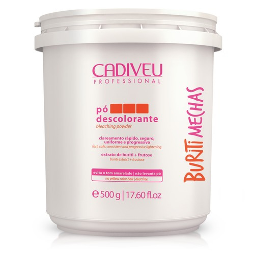 Cadiveu Pó Descolorante Buriti Mechas 500g Não Levanta Pó