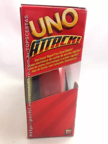 Brinquedo Jogo Uno Attack Eletronico Com Cards Mattel W5775