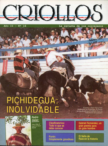 Criollos, Rodeo Chileno, La Revista De Los Corraleros, Nº 16