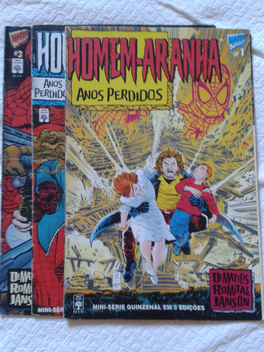 Homem-aranha : Anos Perdidos - Completa Em 3 Edições