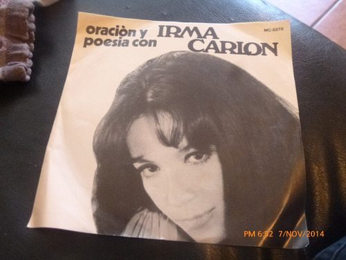 Vinilo Single De Irma Carlon -- Sapo Cancionero ( I78