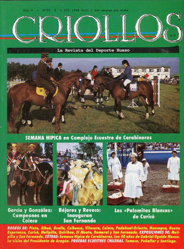 Criollos, Rodeo Chileno, La Revista De Los Corraleros, 50