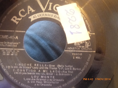 Vinilo Ep Lou Monte -kay Starr ( S54