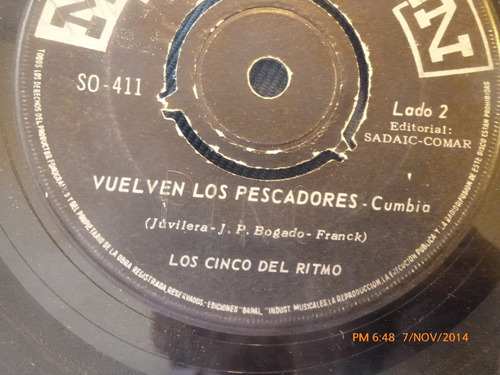 Vinilo Single De Los 5 Del Ritmo -- Noche Buena( A108 | Cuotas sin interés Vinilo Single De Los 5 Del Ritmo -- Noche Buena( A108 | Cuotas sin interés