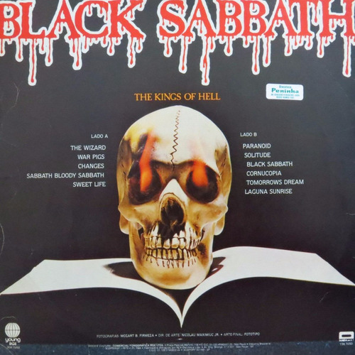 Lp -  Black Sabbath  -   The Kings  Of  Helll     Vinil Raro