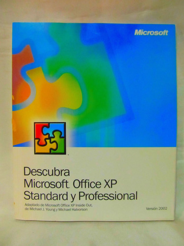 Descubra Microsoft Office Xp Standard Y Professional 2002