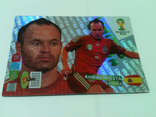Card Adrenalyn Copa 2014 - Limited Edition - Andrés Iniesta