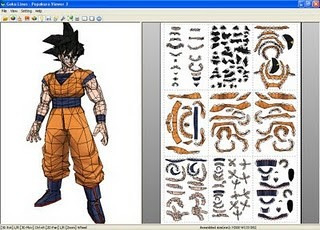 Planos Figura De Goku Para Armar, Dragon Ball Z | MercadoLibre