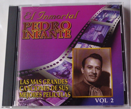 Pedro Infante Canciones De Sus Mejores Peliculas Cd Vol 2