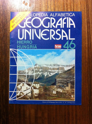 Enciclopedia Alfabetica Geografia Universal Fasciculo Nº46